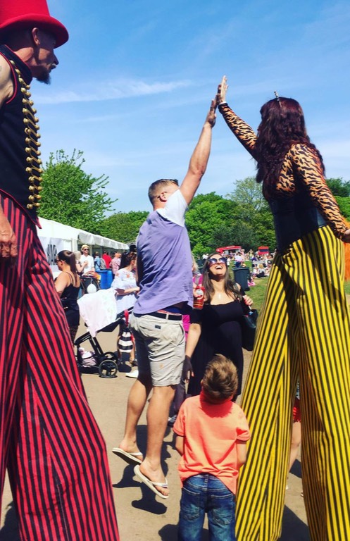 hire a stilt walker