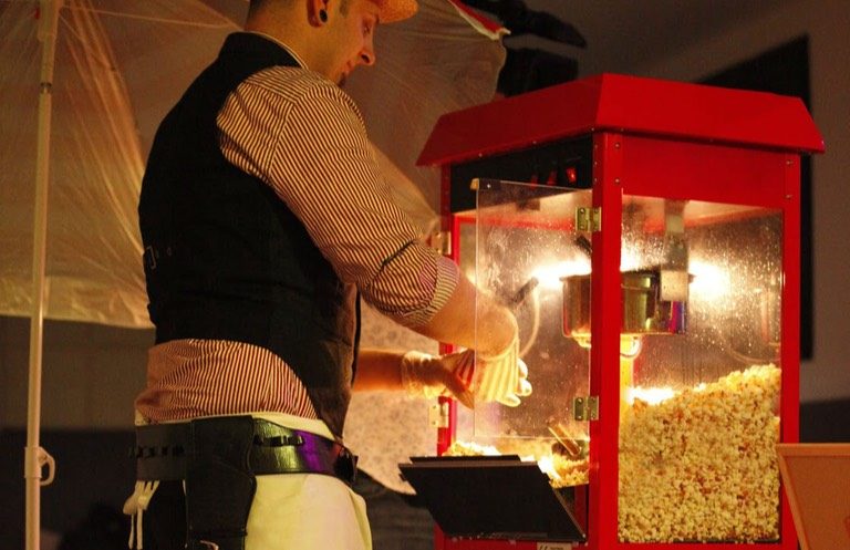 hire popcorn and candy floss carts