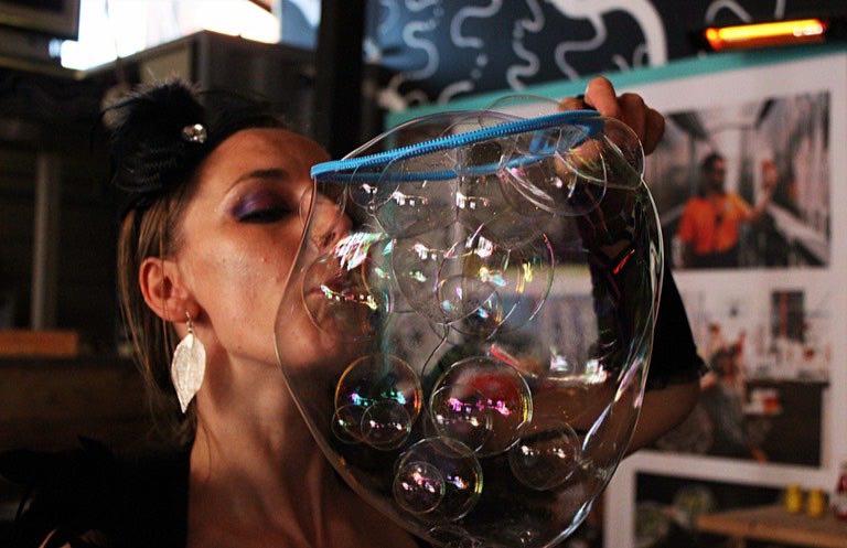 hire a Bubble Performer