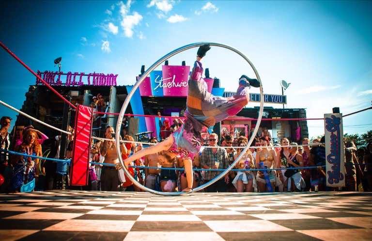 hire a Cyr wheel performer