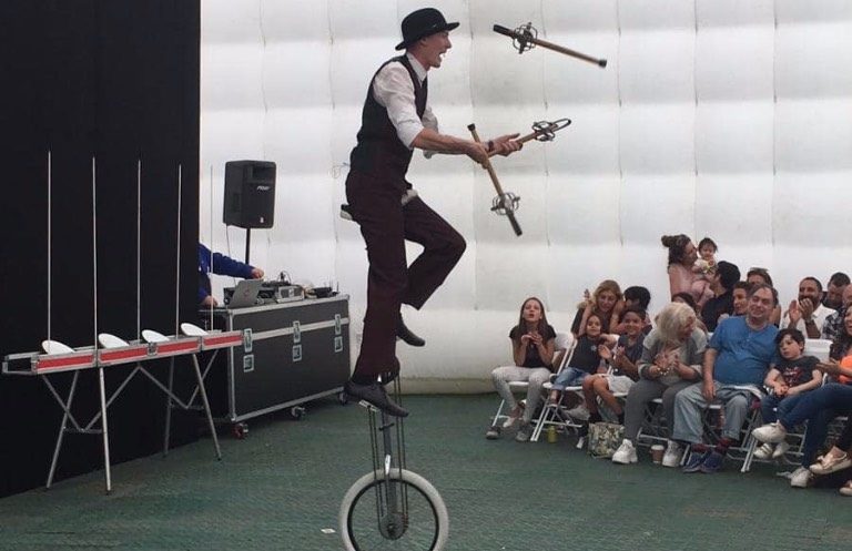 hire a unicyclist