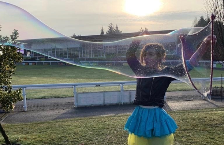 hire a Bubble Performer