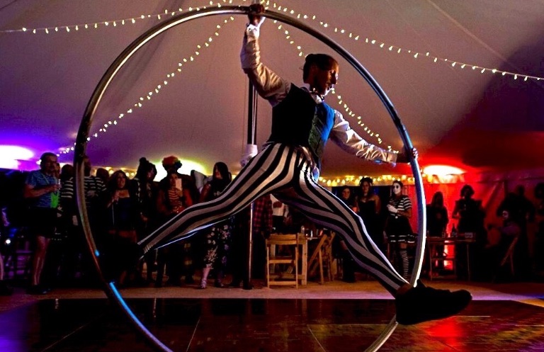 hire a Cyr wheel performer