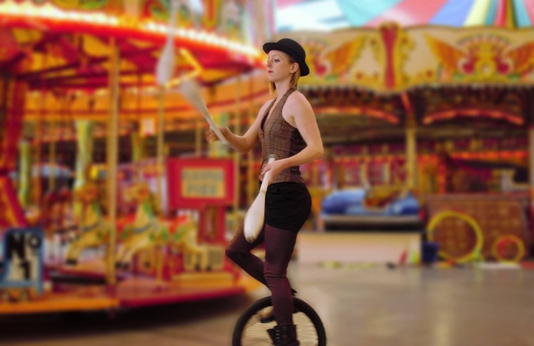 hire a unicyclist