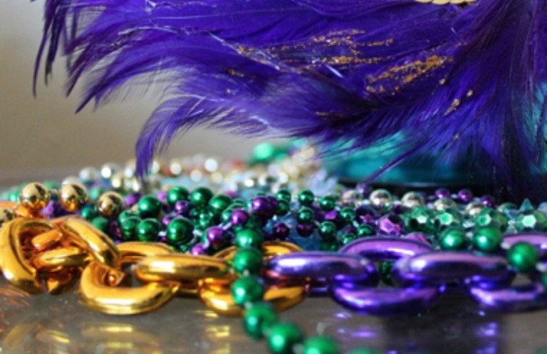 Mardi Gras beads