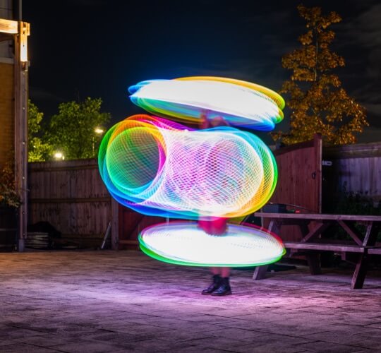 halloween led performers