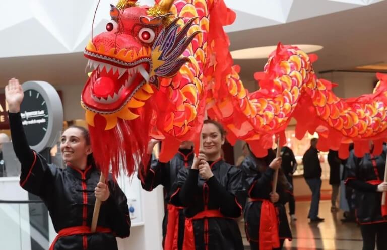 Chinese dragon performers oddle 5