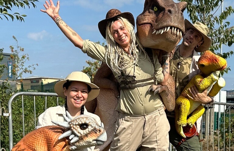 telford balloon fiesta dinosaurs