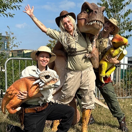 telford balloon fiesta dinosaurs