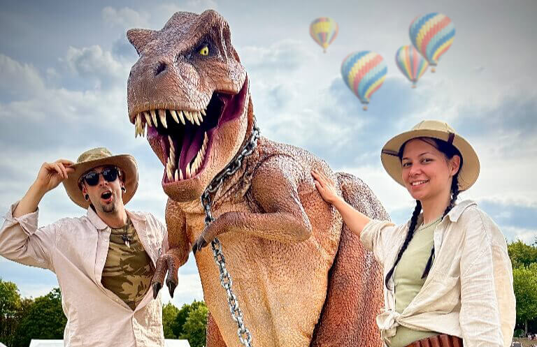 telford balloon fiesta dinosaurs