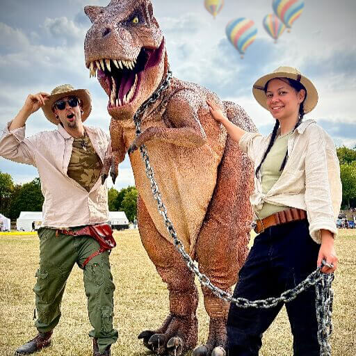 telford balloon fiesta dinosaurs