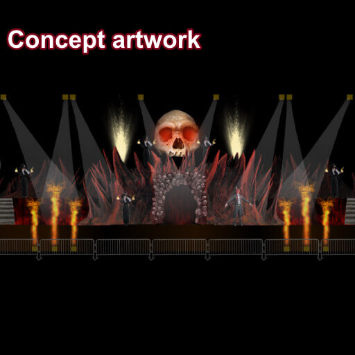 York Maze Hallowscream 2022 inferno