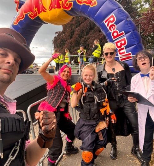 red bull industrial performers